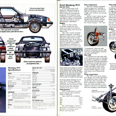 1984 Ford Mustang Brochure 20-21