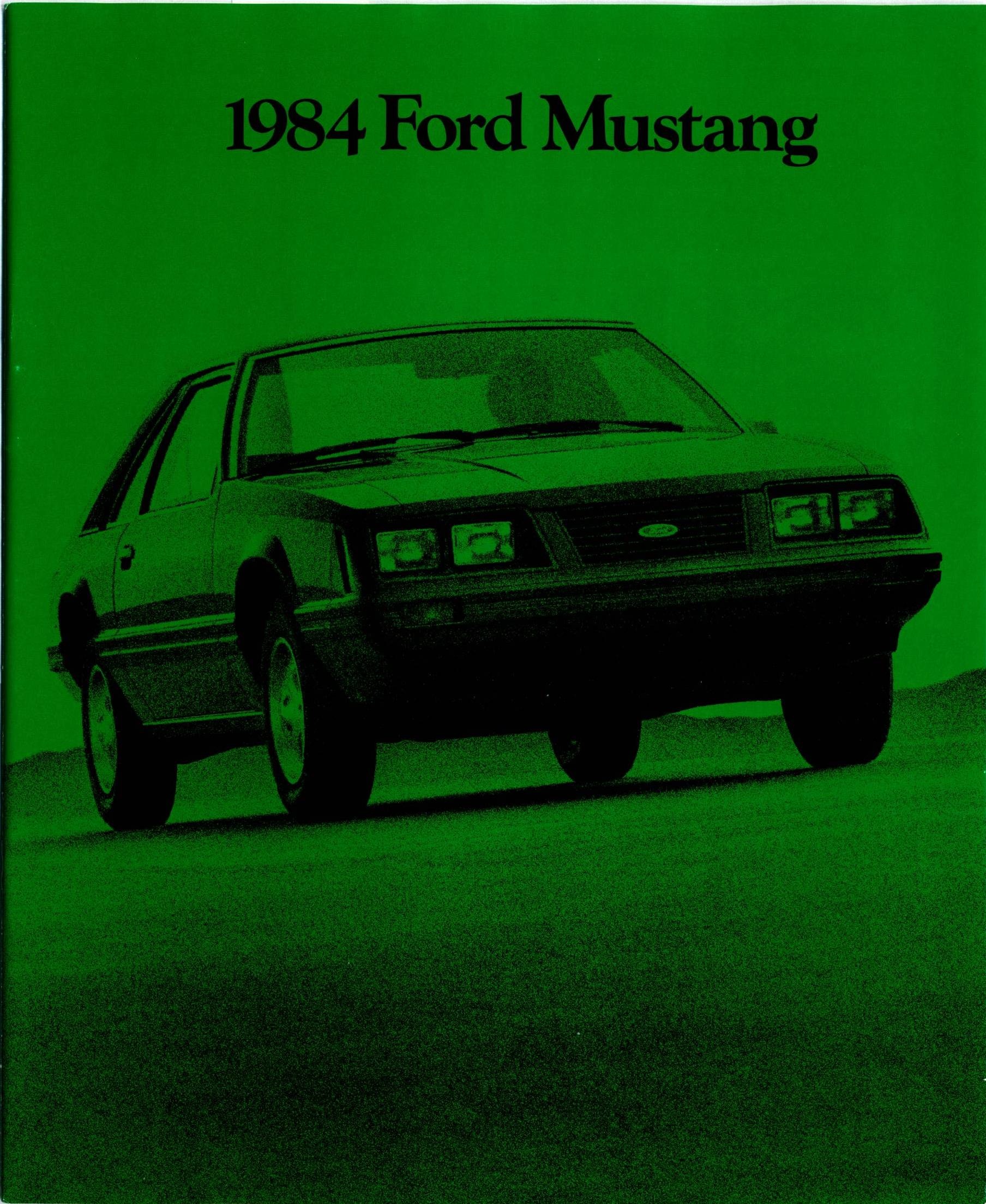 1984 Ford Mustang Brochure (Rev) 01