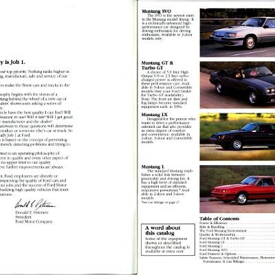 1984 Ford Mustang Brochure (Rev) 02-03