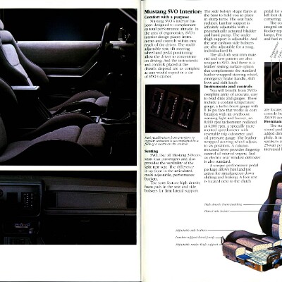1984 Ford Mustang Brochure (Rev) 22-23