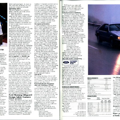 1984 Ford Mustang Brochure (Rev) 26-27