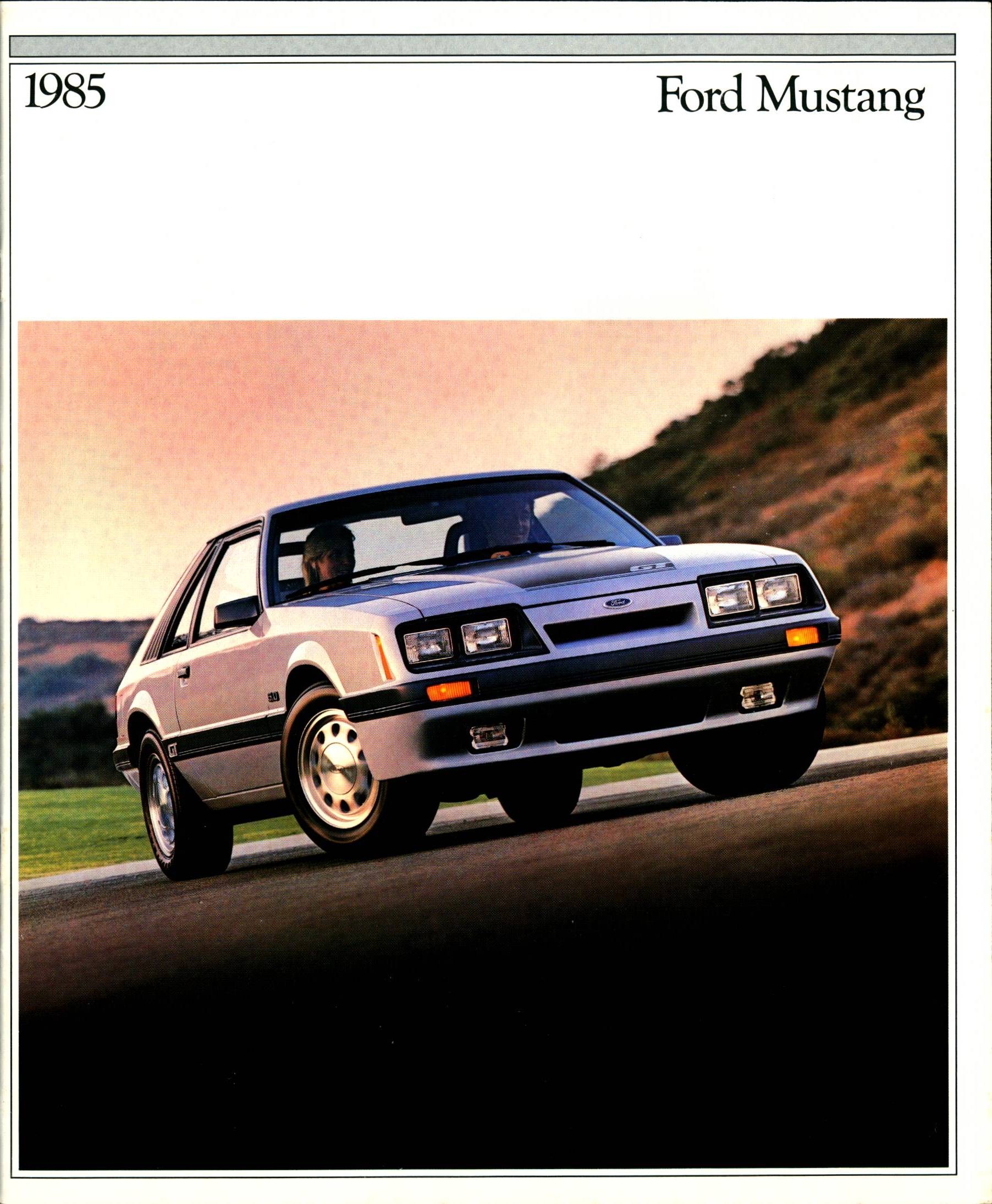 1985 Ford Mustang Brochure 01