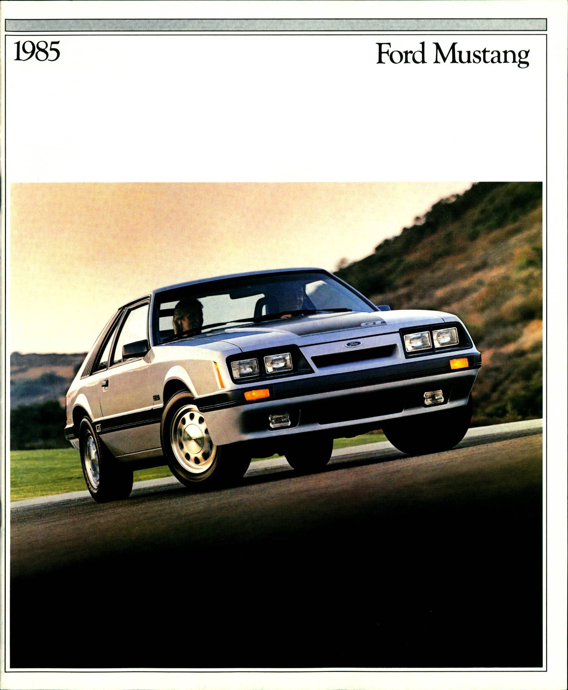 1985 Ford Mustang Brochure (Rev) 01