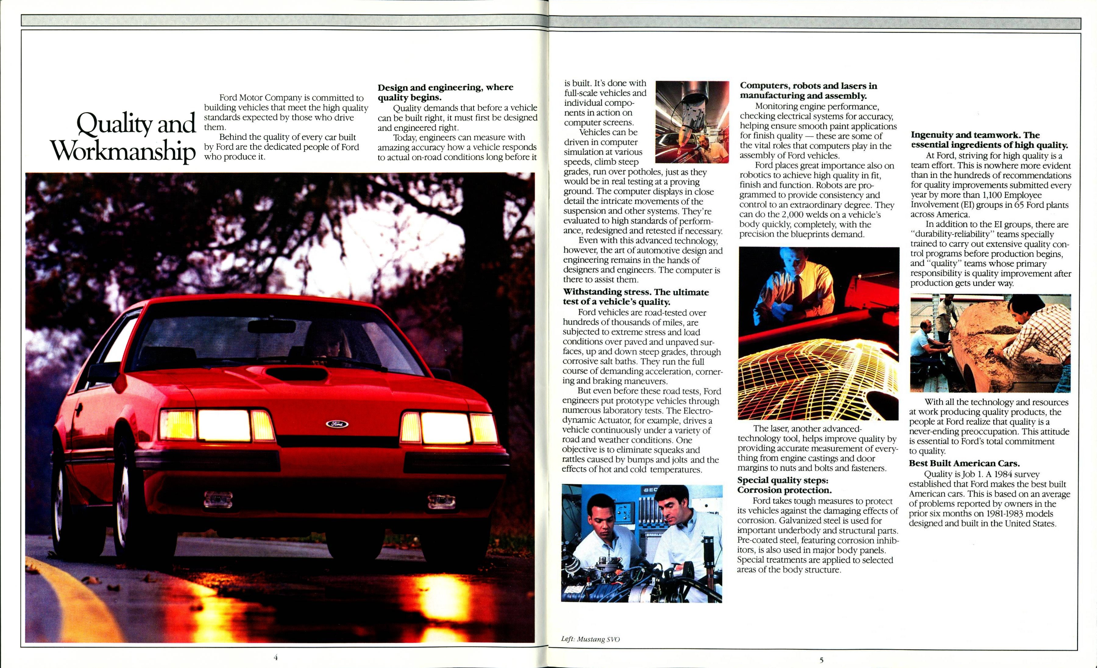 1985 Ford Mustang Brochure (Rev) 04-05