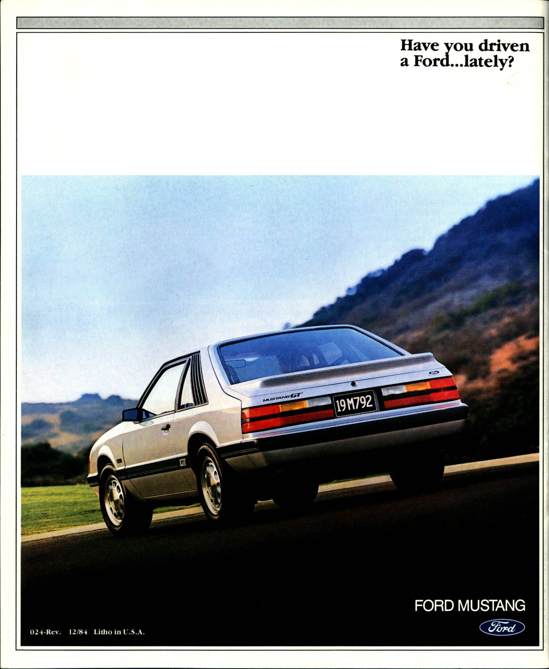 1985 Ford Mustang Brochure (Rev) 26