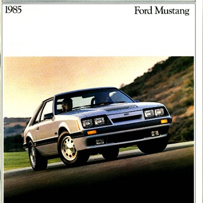 1985 Ford Mustang Revised 1984-12