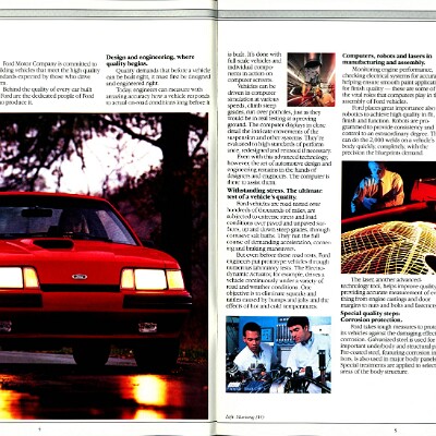 1985 Ford Mustang Brochure (Rev) 04-05