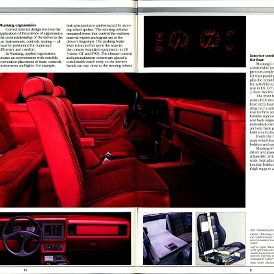 1985 Ford Mustang Brochure (Rev) 10-11