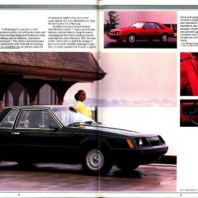 1985 Ford Mustang Brochure (Rev) 12-13