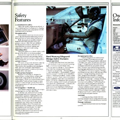1985 Ford Mustang Brochure (Rev) 22-24-25