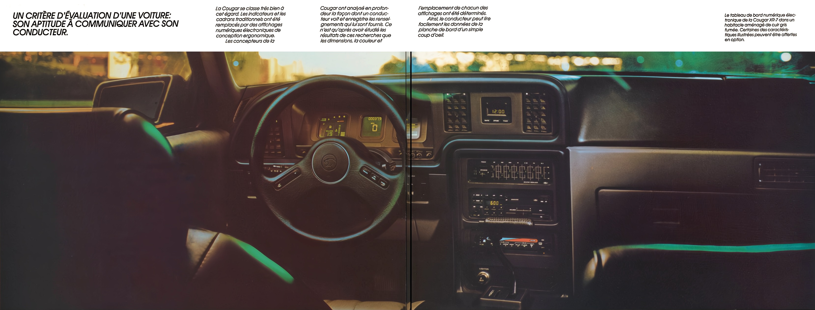 1987 Mercury Cougar Brochure (Cdn-Fr) 10-11