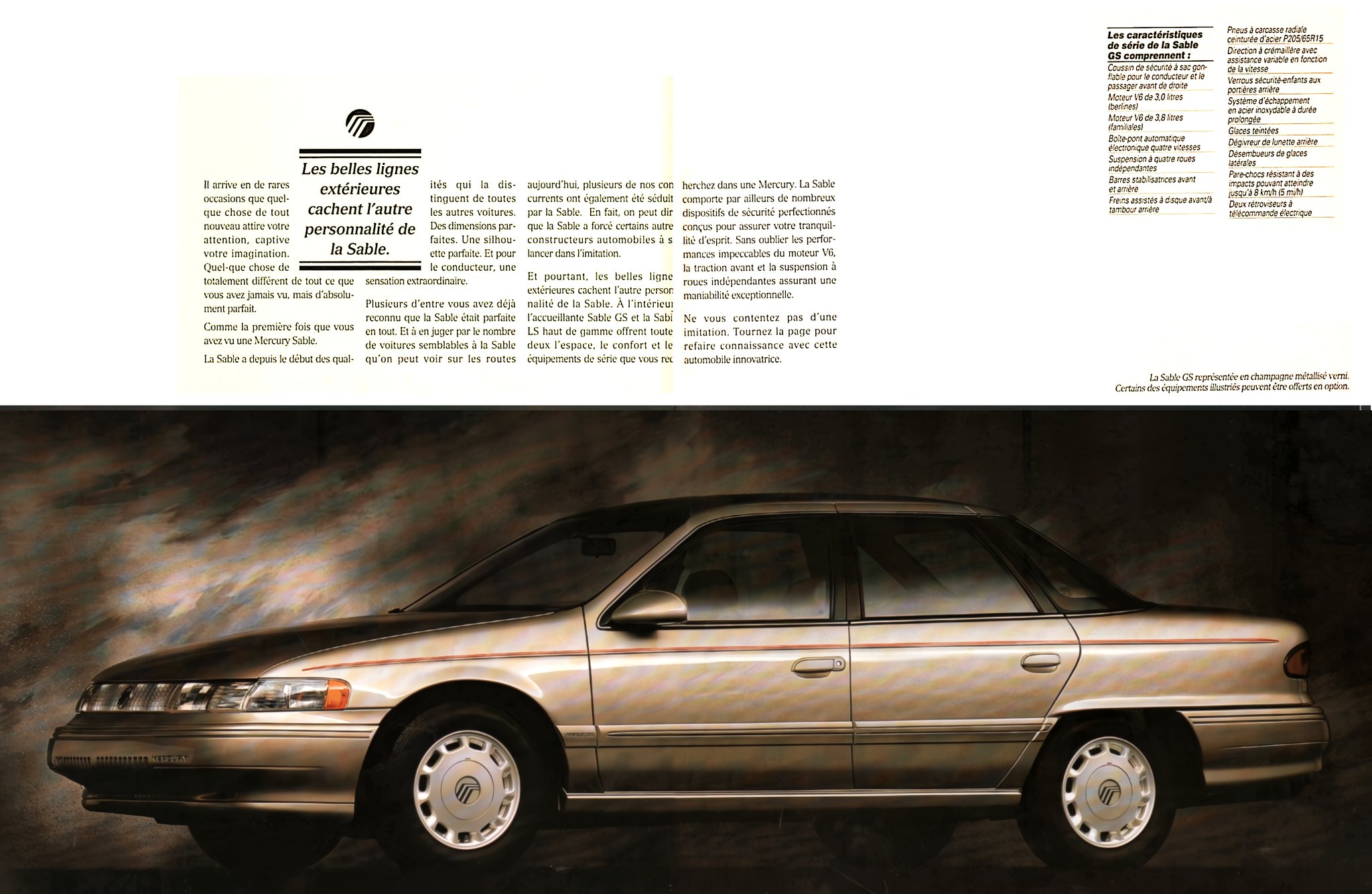 1994 Mercury Sable Brochure (Cdn-Fr) 02-03
