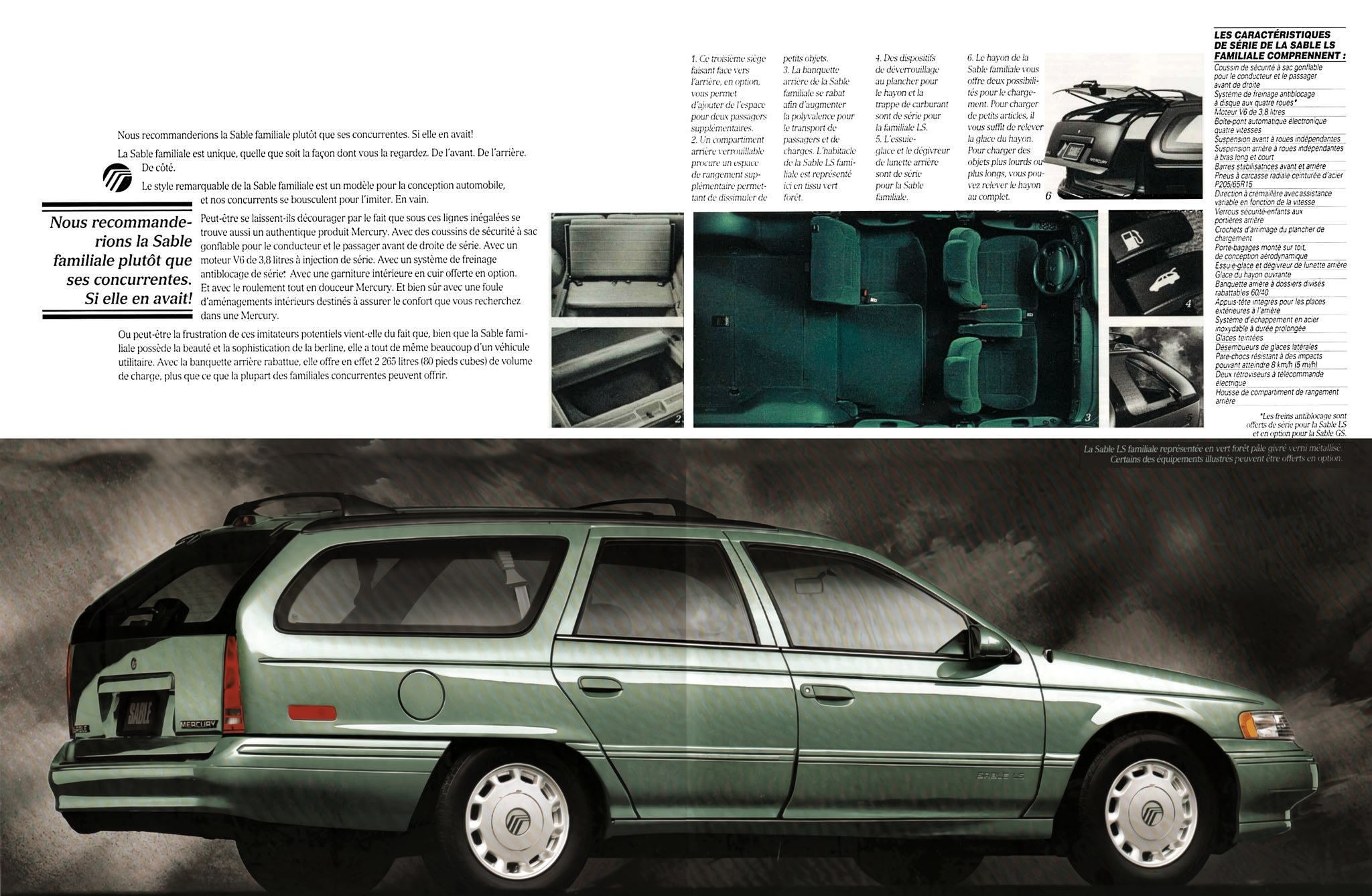 1994 Mercury Sable Brochure (Cdn-Fr) 12-13