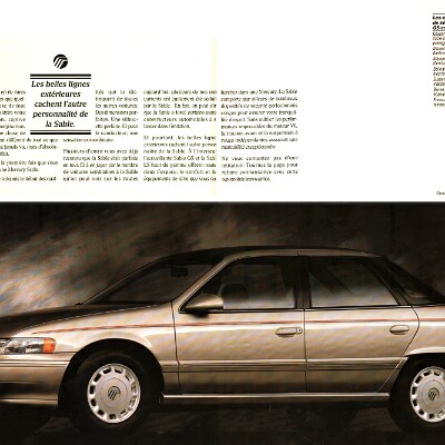 1994 Mercury Sable Brochure (Cdn-Fr) 02-03