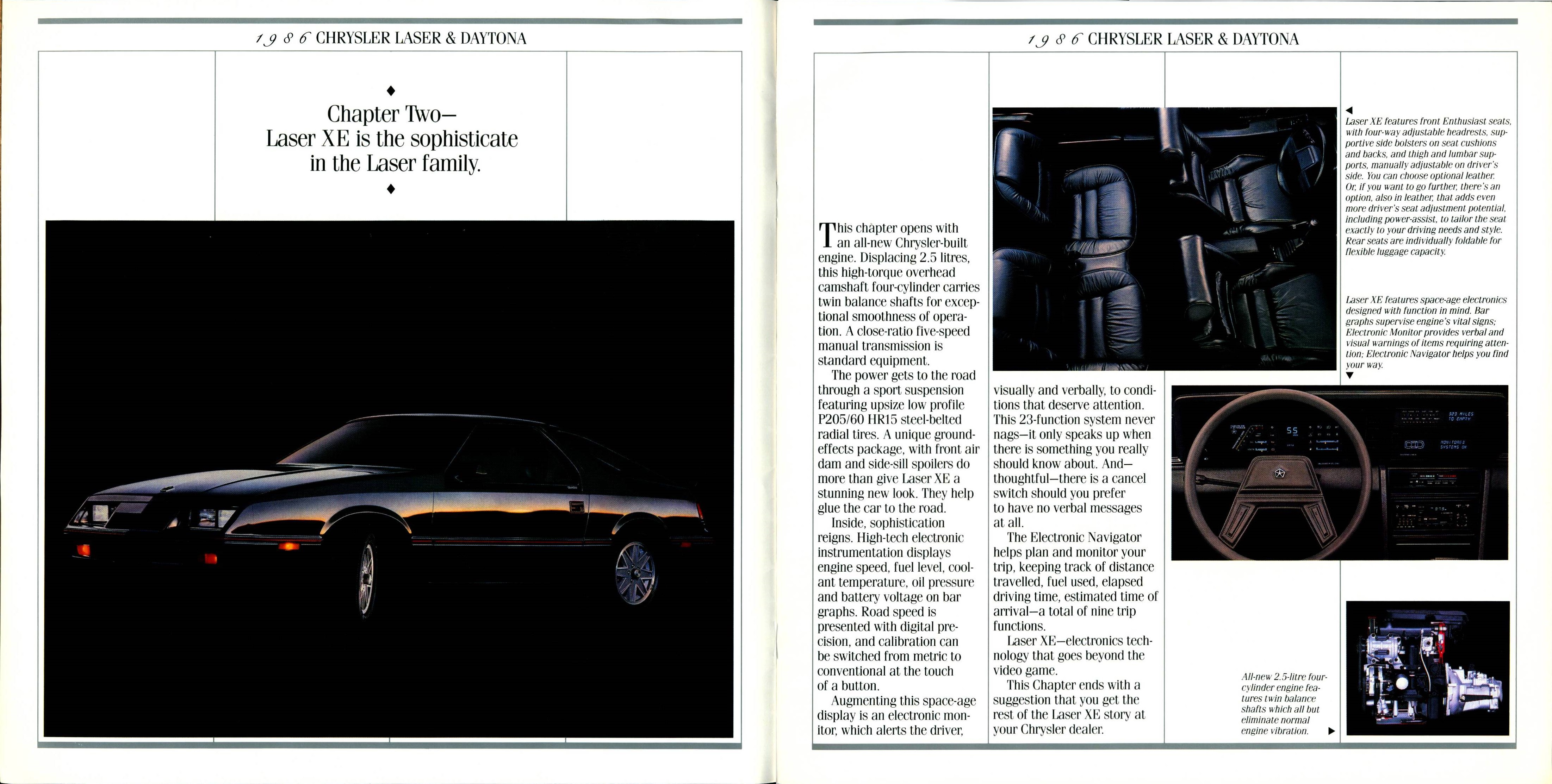 1986 Chrysler Laser-Daytona Brochure (Cdn) 04-05