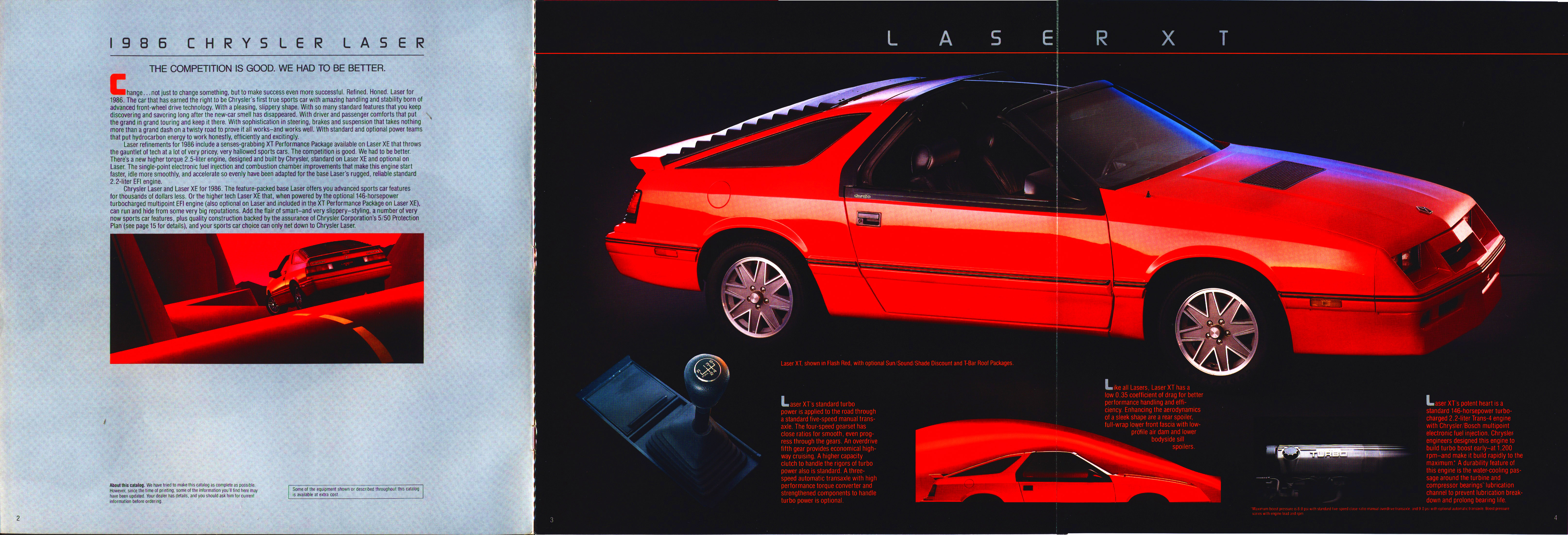 1986 Chrysler Laser Brochure 02-03-04