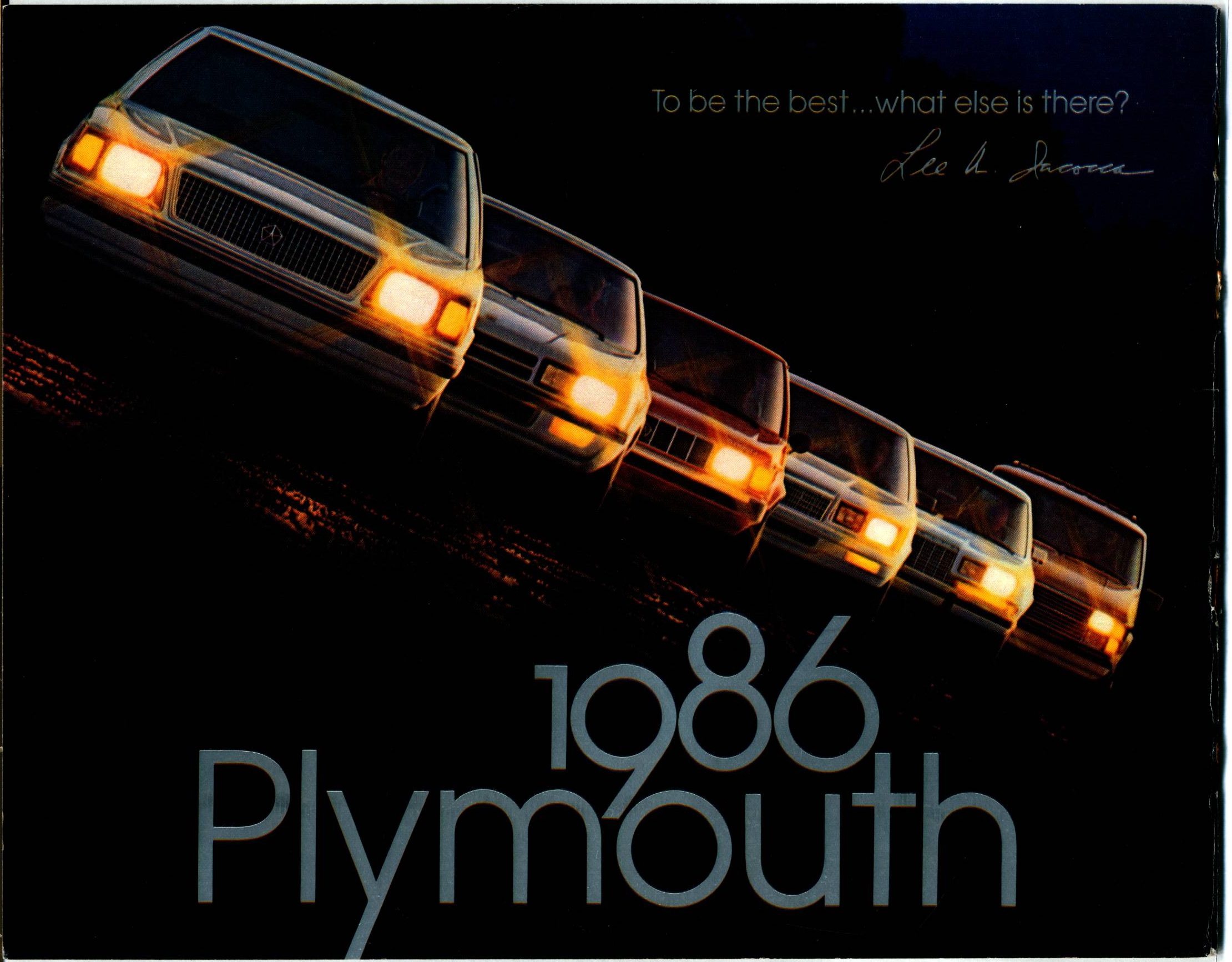 1986 Plymouth Full Line Prestige Brochure 68