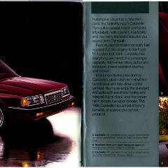 1986 Plymouth Full Line Prestige Brochure 22-23