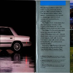 1986 Plymouth Full Line Prestige Brochure 26-27