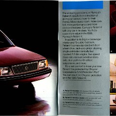1986 Plymouth Full Line Prestige Brochure 32-33