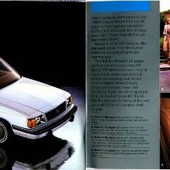 1986 Plymouth Full Line Prestige Brochure 34-35