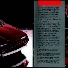 1986 Plymouth Full Line Prestige Brochure 40-41