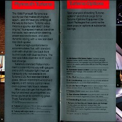 1986 Plymouth Full Line Prestige Brochure 42-43
