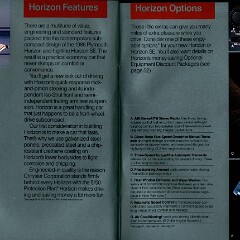 1986 Plymouth Full Line Prestige Brochure 48-49