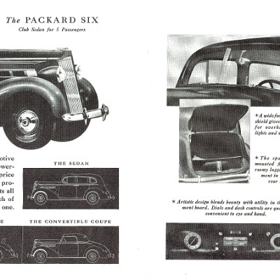 1937 Packard 120 and Six BW-08-09