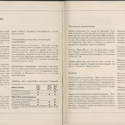 1966 Chevrolet Chevelle Canada French Brochure 12-13