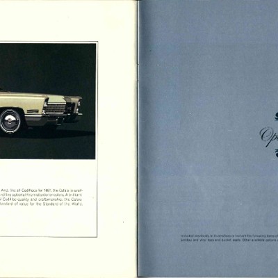 1967 Cadilac Brochure Canada 18-19