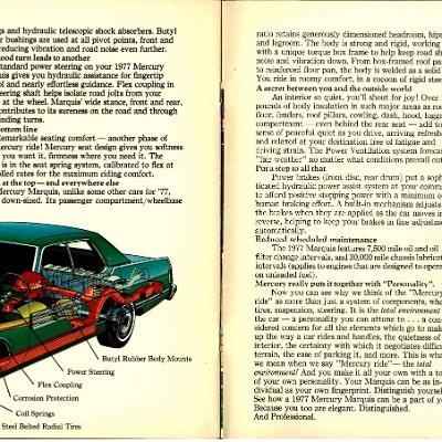 1977 Mercury Marquis Brochure Canada 10-11