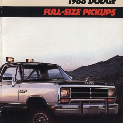 1988 Dodge Full-Size Pickups 1988 Dodge Full-Size Pickups