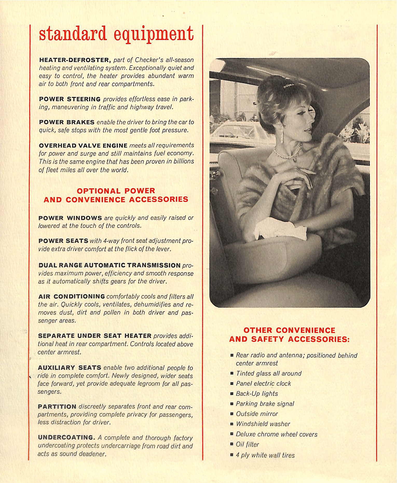 1963 Checker Town Custom Limousine Brochure 08