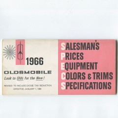 1966 Oldsmobile SPECS 1966 Oldsmobile SPECS