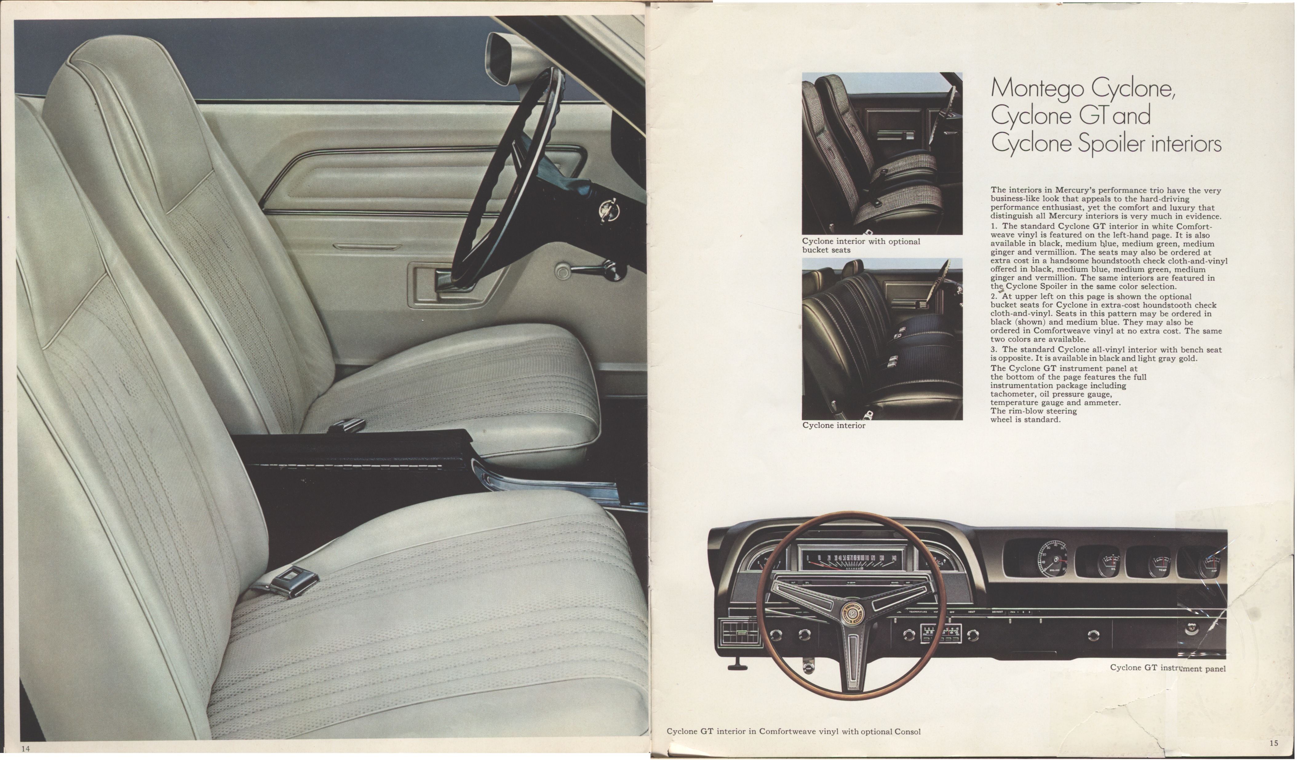 1971 Mercury Montego Brochure (Cdn) 14-15