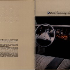 1987 Dodge Aries K Brochure (Rev) 02-03