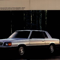 1987 Dodge Aries K Brochure (Rev) 04-05