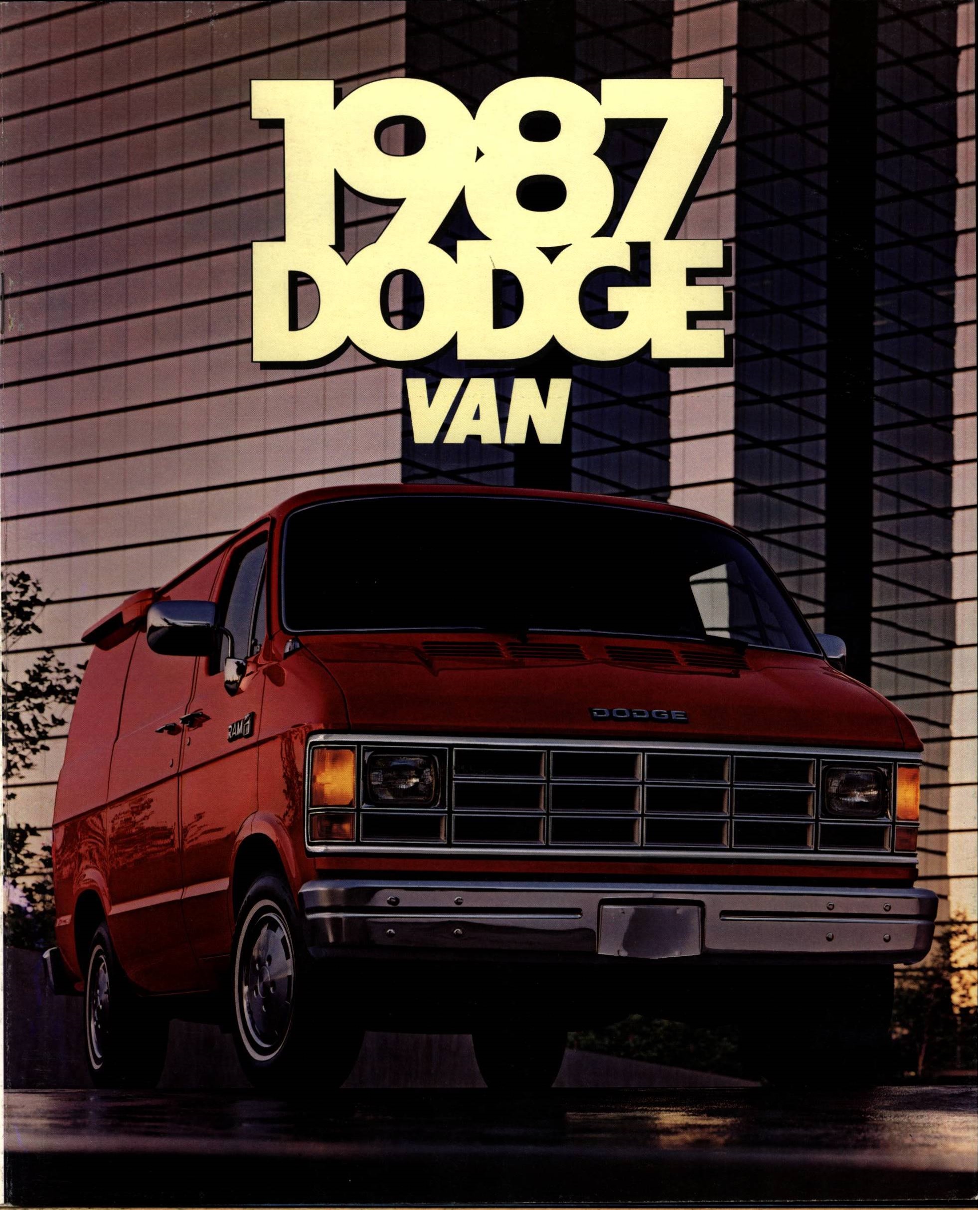 1987 Dodge Van Brochure 01