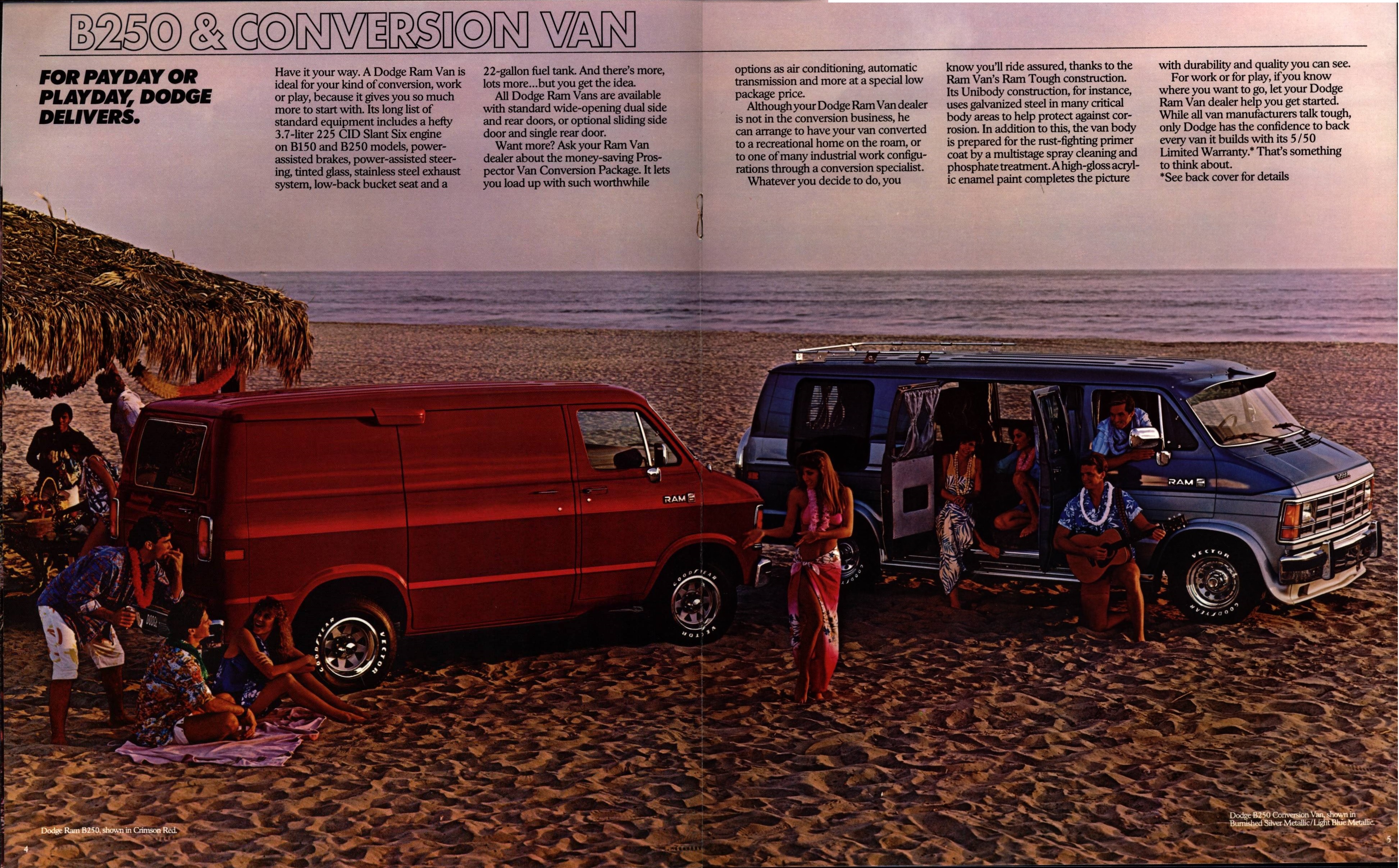 1987 Dodge Van Brochure 04-05