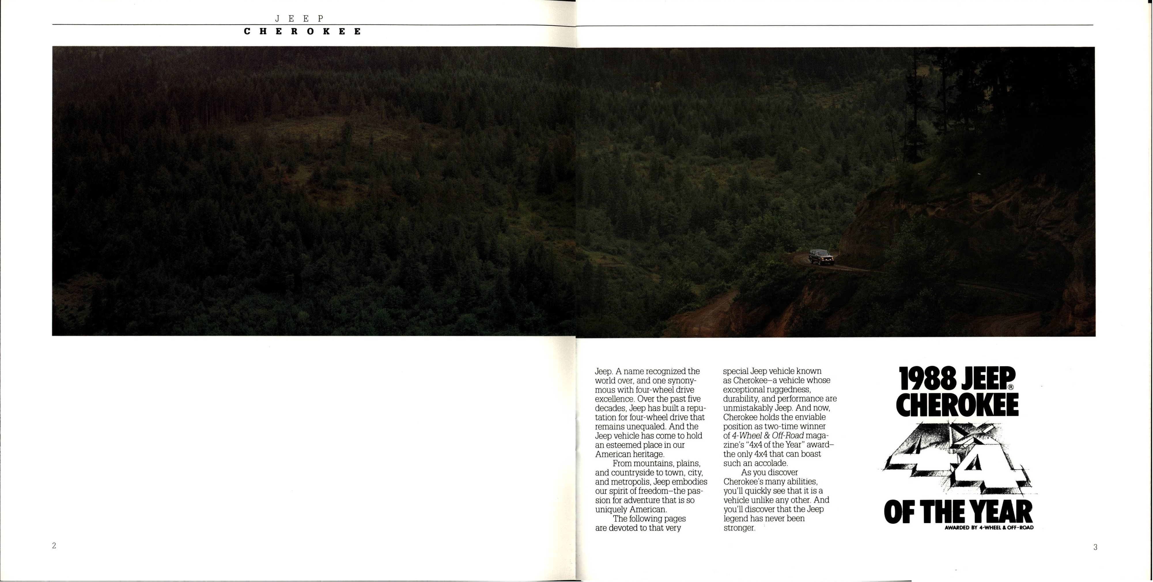 1988 Jeep Cherokee Brochure (Rev) 02-03
