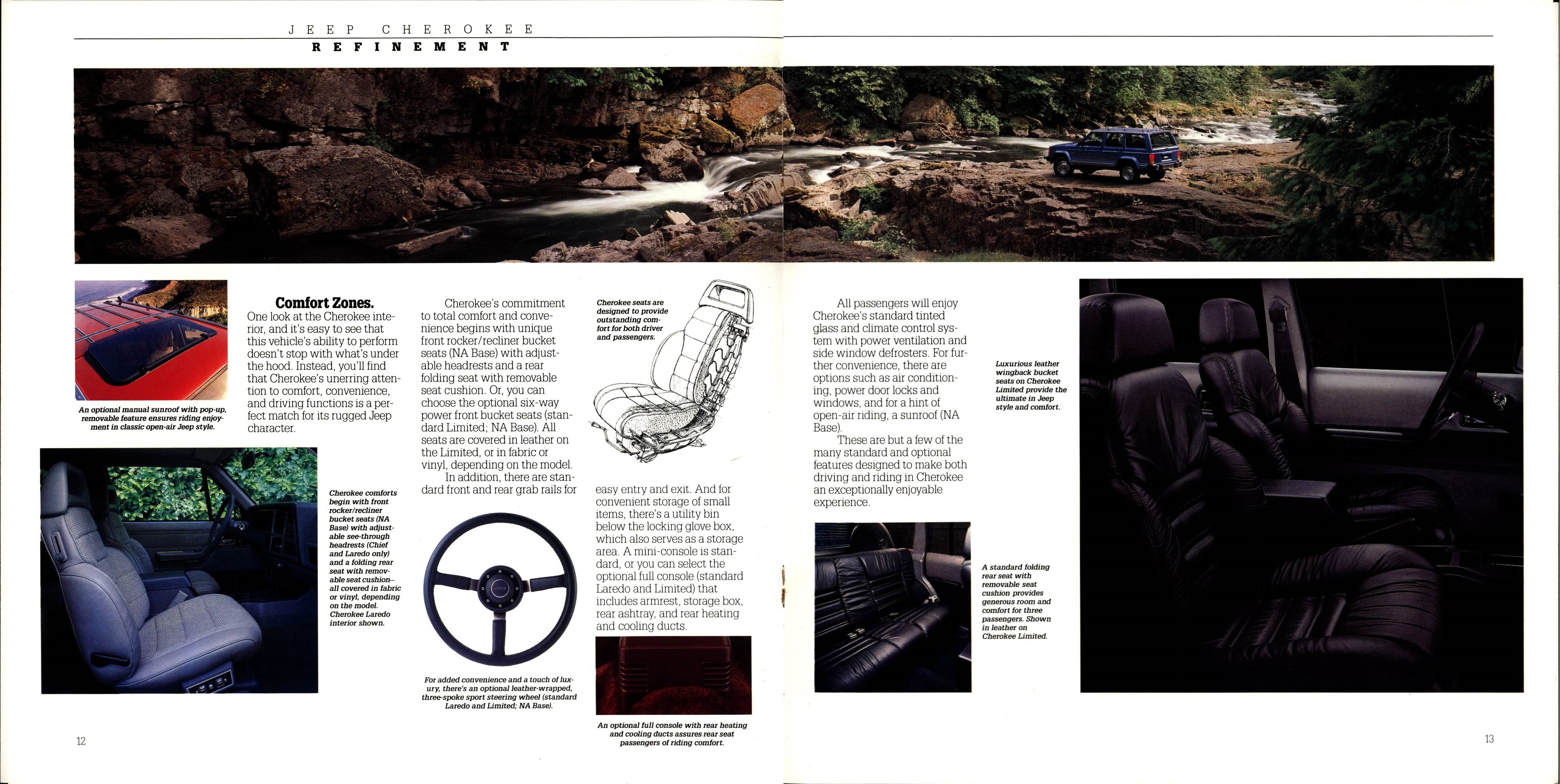 1988 Jeep Cherokee Brochure (Rev) 12-13