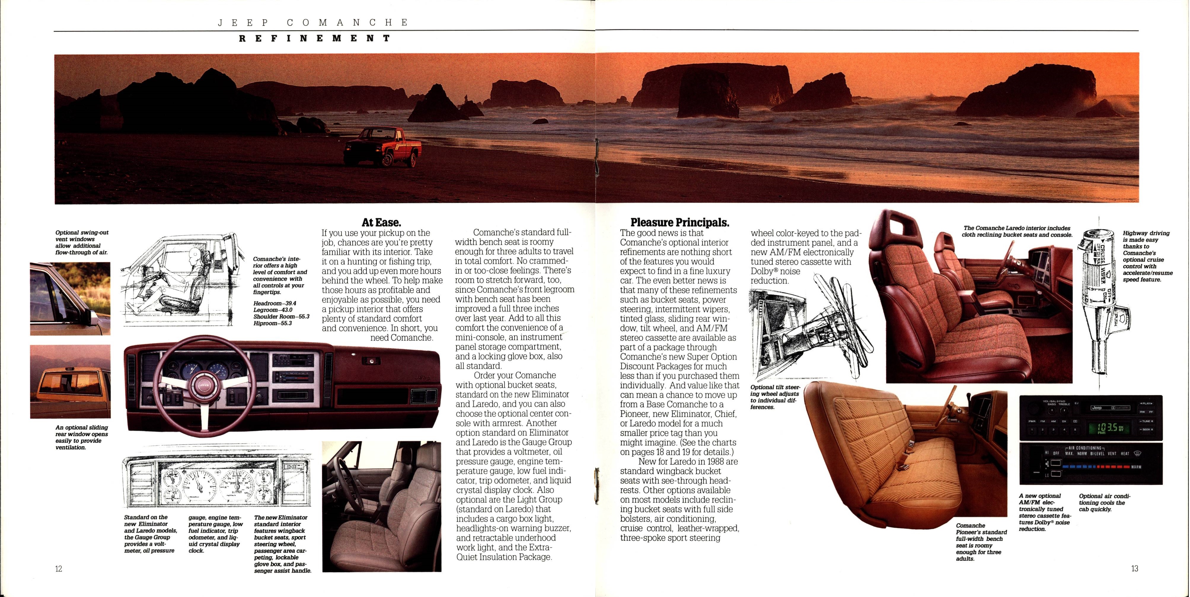 1988 Jeep Comanche Brochure 12-13