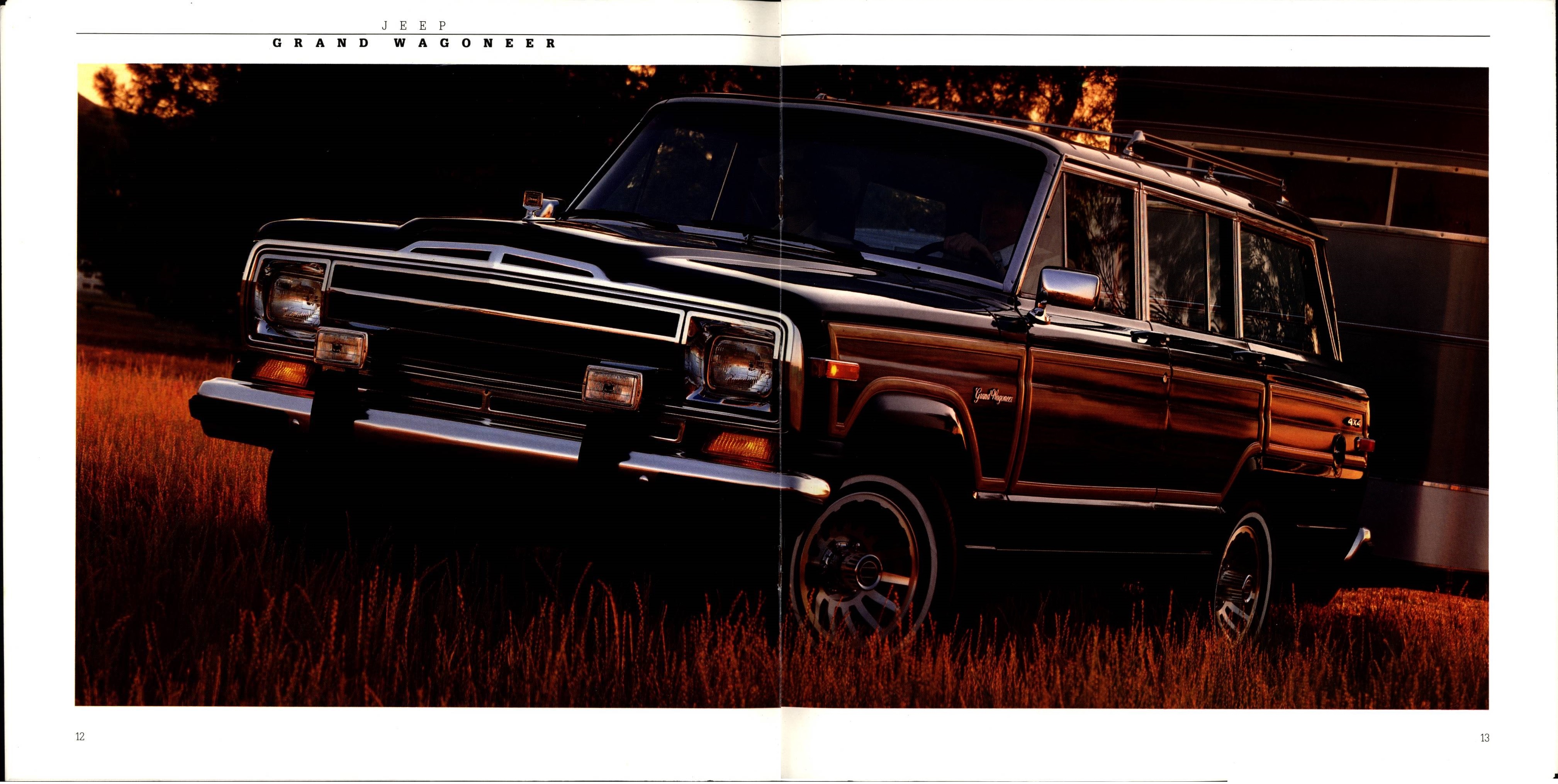 1988 Jeep Wagoneers Brochure 12-13