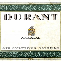 1923 Durant Six 1923 Durant Six