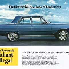 1967 Chrysler VE Valiant Regal Sheet - Australia 1967 Chrysler VE Valiant Regal Sheet - Australia