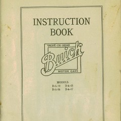 1916 Buick D-44  D-45 Instruction Book-01