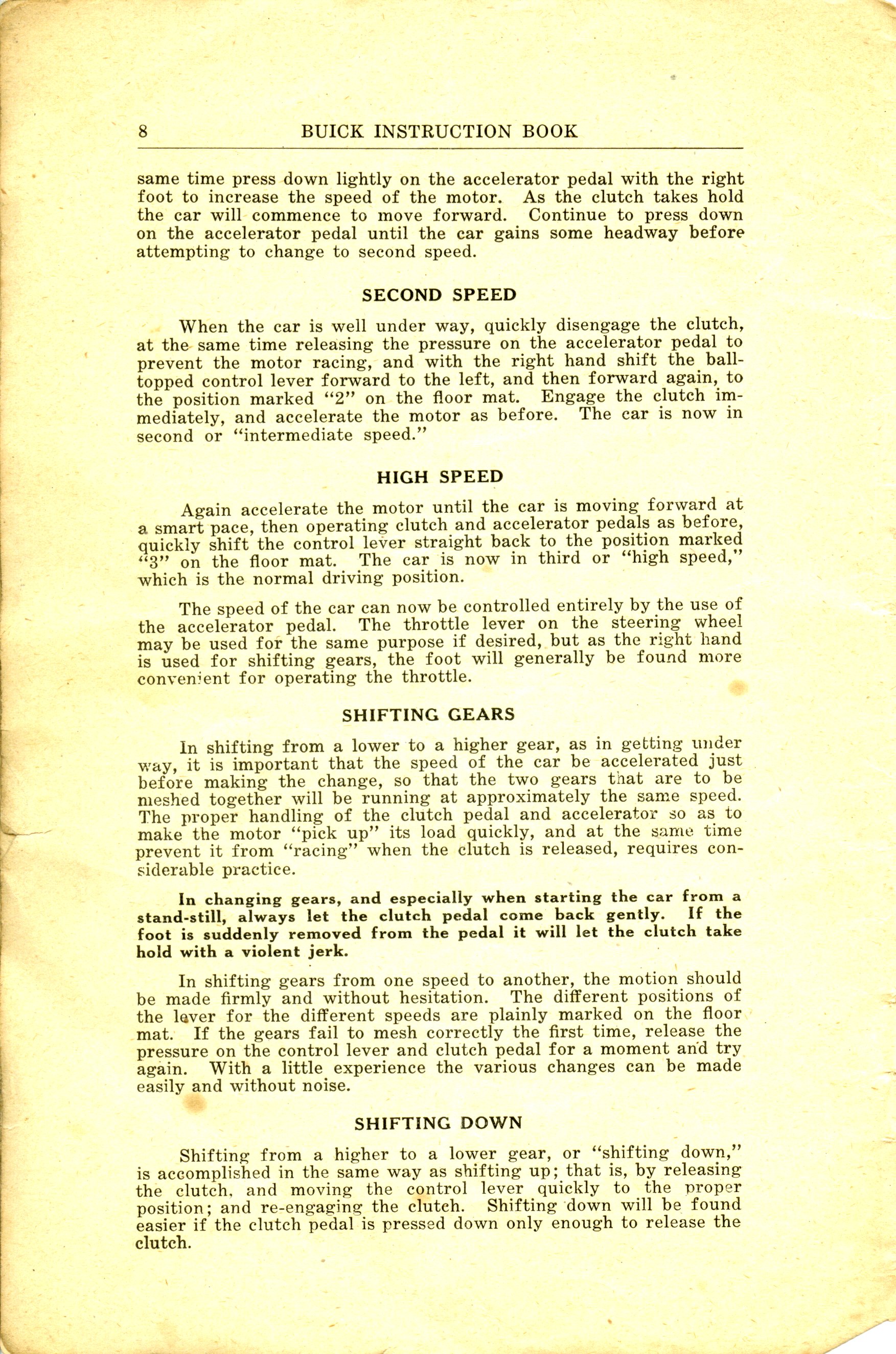 1918 Buick Instruction Book-4 Cyl-08