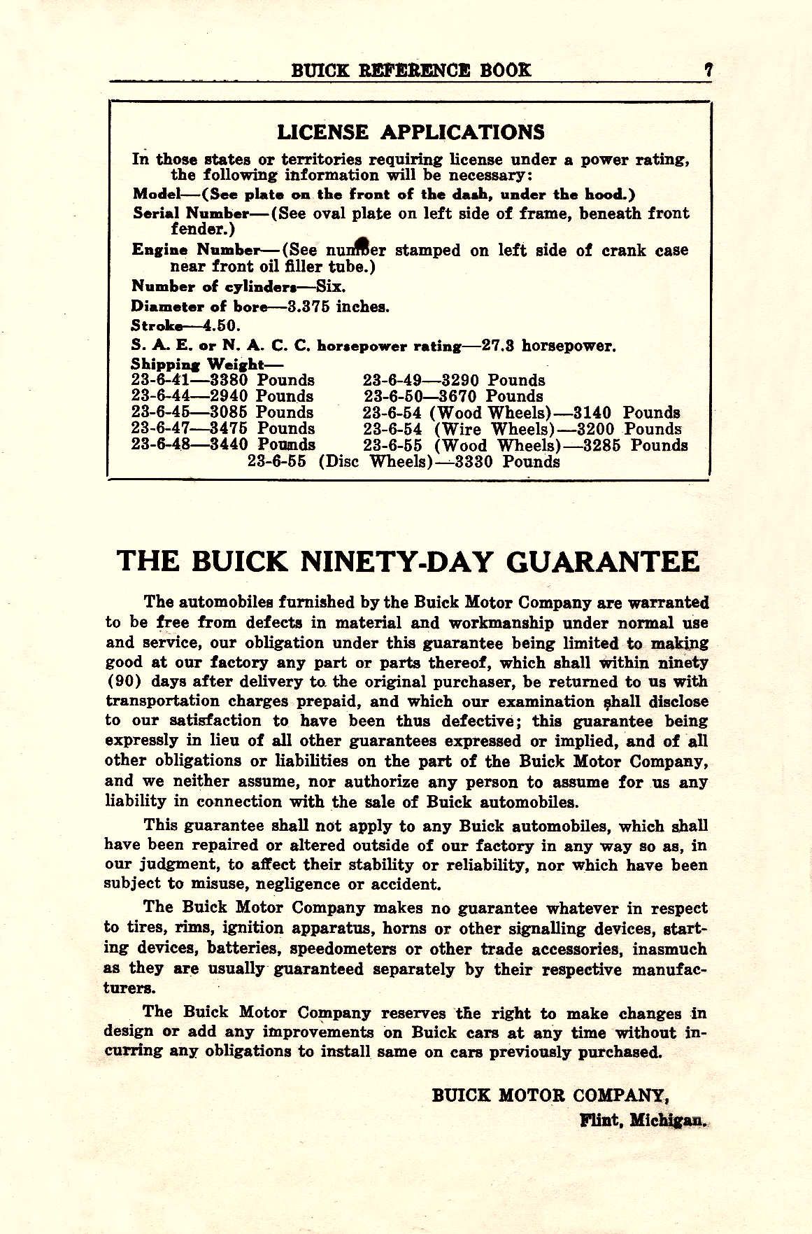1923 Buick 6 cyl Reference Book-07