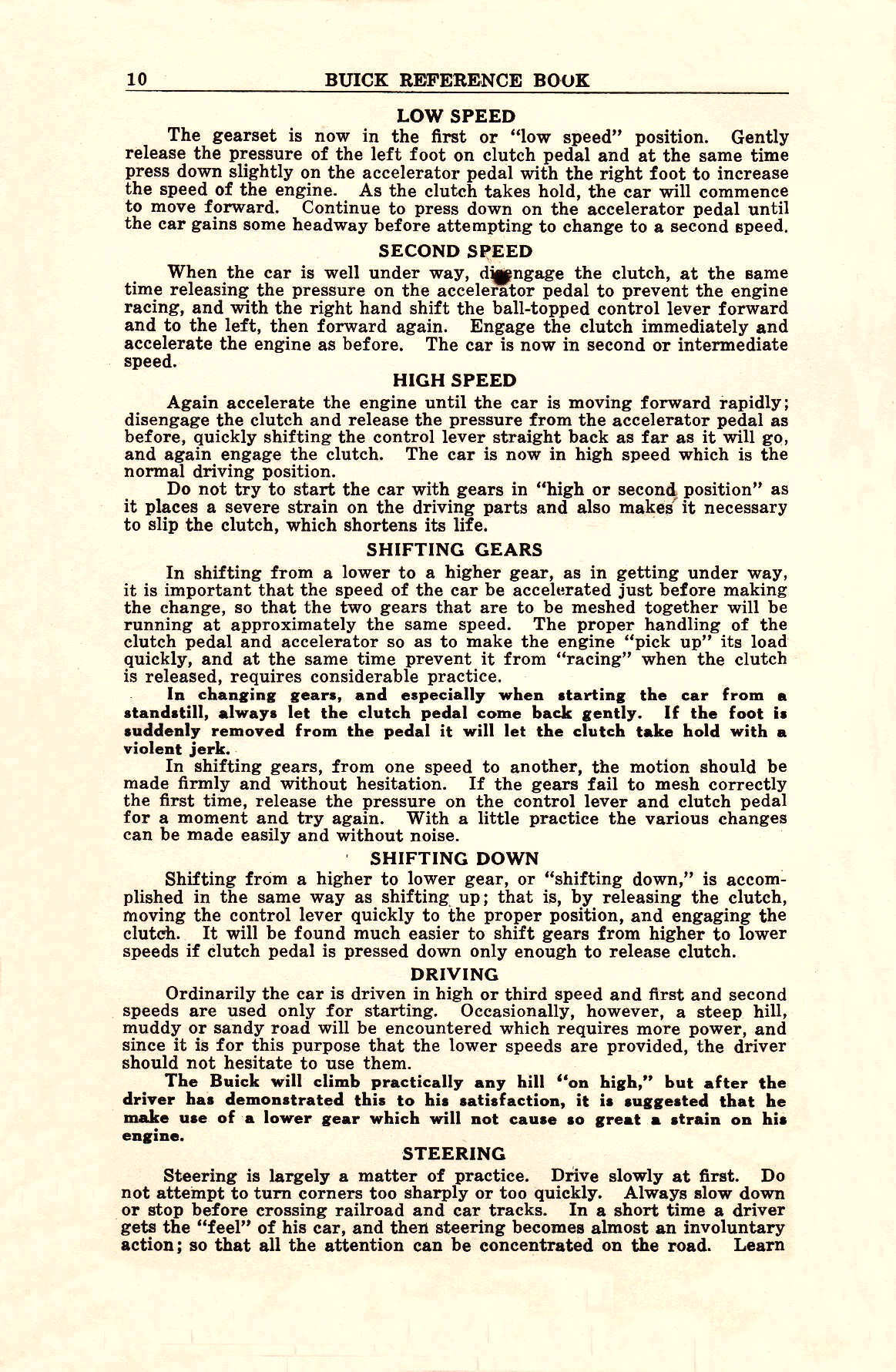 1923 Buick 6 cyl Reference Book-10